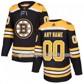Boston Bruins Custom Adidas 2017-2018 Zwart Authentic Shirt - Mannen
